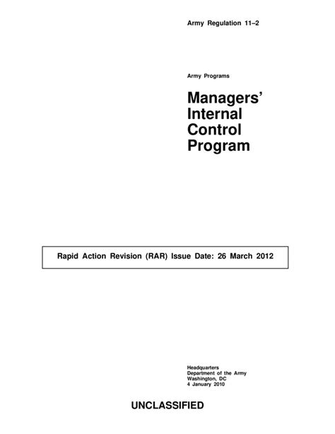 army regulation 11 2.